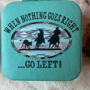 Go Left Travel Jewelry Box